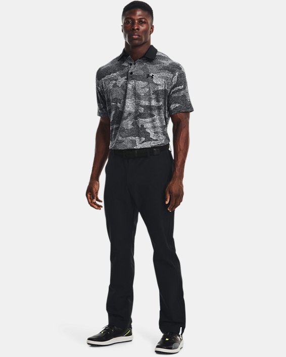 Men's UA Playoff 2.0 Jacquard Polo in Black image number 2